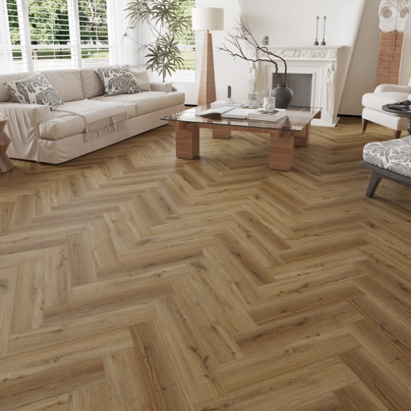 Antique Oak Herringbone